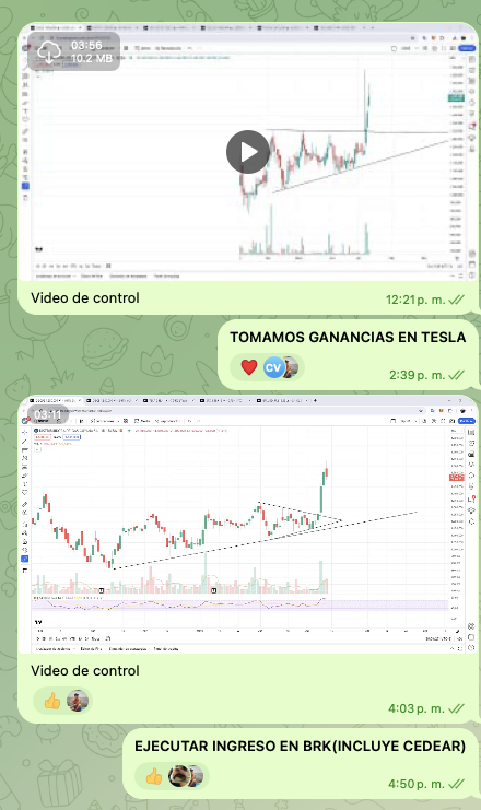 Señales en la comunidad Telegram