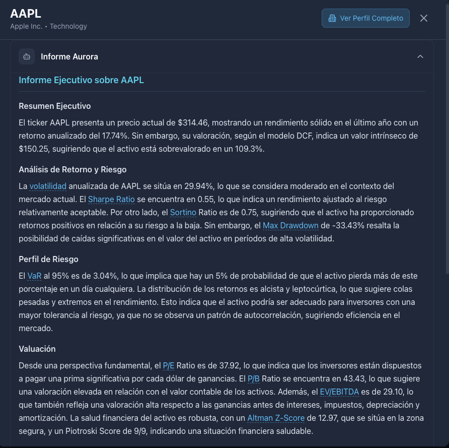 Análisis fundamental con inteligencia artificial