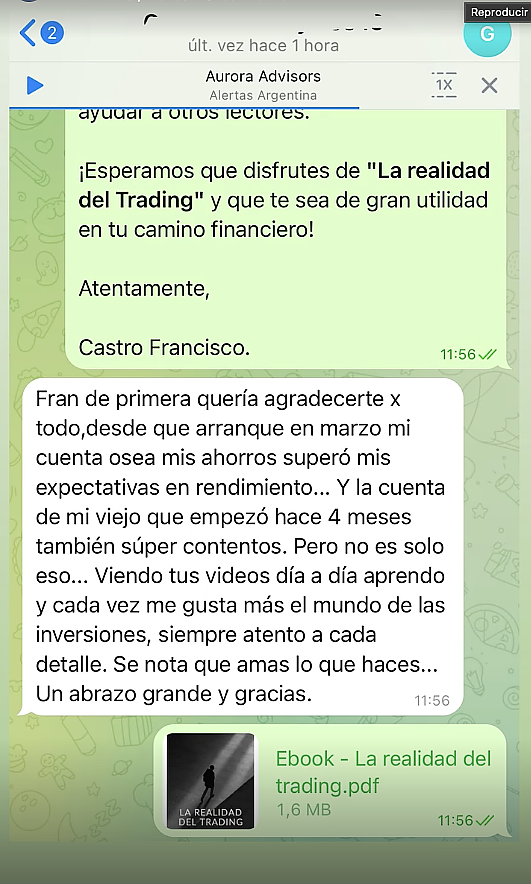 Testimonio cliente Aurora Advisors