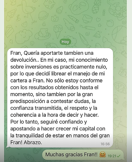 Testimonio cliente Aurora Advisors